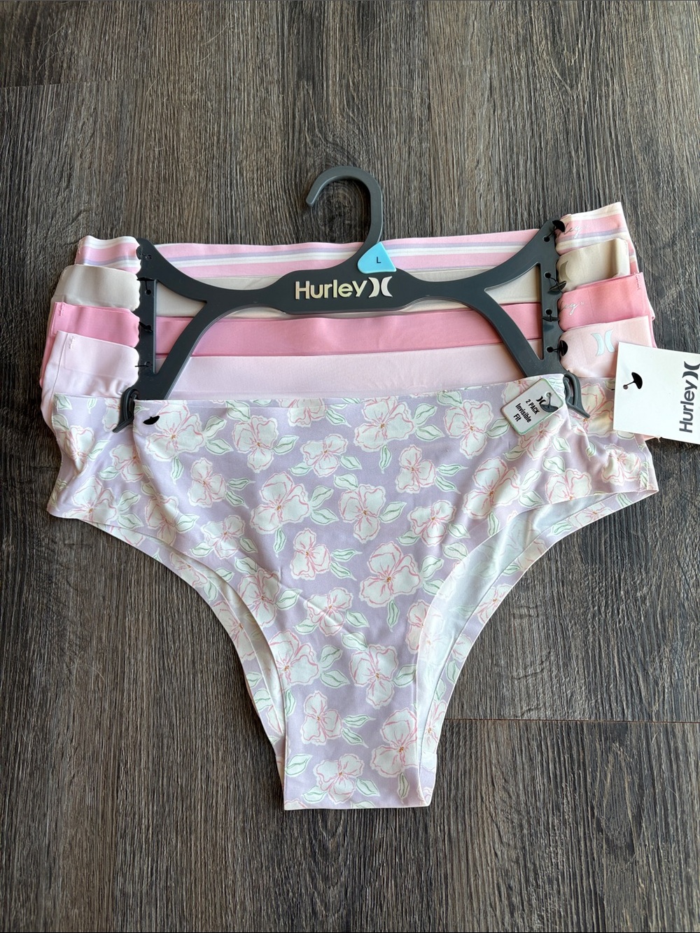 NWT Hurley Bikini 5-Piece Underwear Set